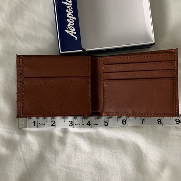 NWT Aeropostale Men’s Tan Wallet - Picture 12 of 15